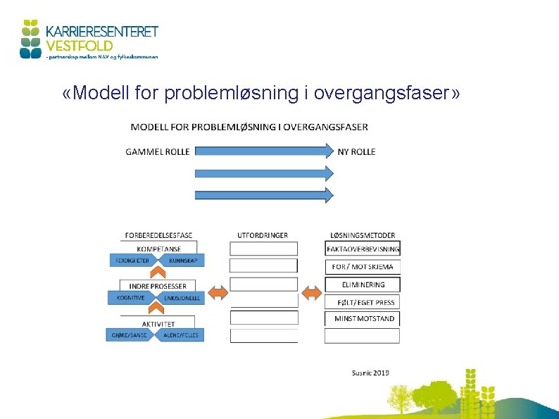  «Modell for problemløsning i overgangsfaser» 