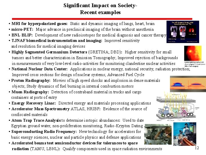 Significant Impact on Society- Recent examples • MRI for hyperpolarized gases: Static and dynamic Significant Impact on Society- Recent examples • MRI for hyperpolarized gases: Static and dynamic