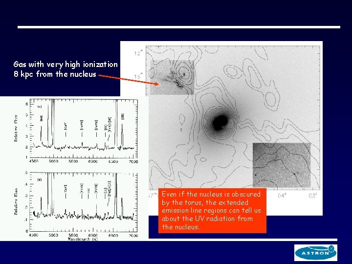 Gas with very high ionization at 8 kpc from the nucleus Even if the