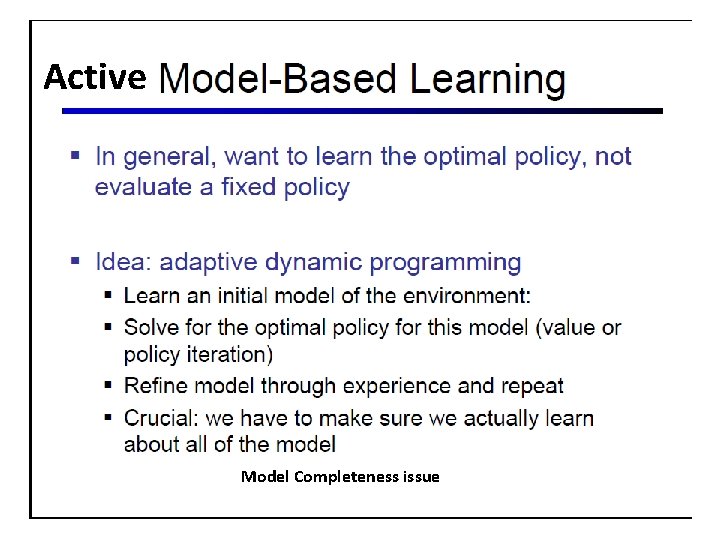 Active Model Completeness issue Active Model Completeness issue