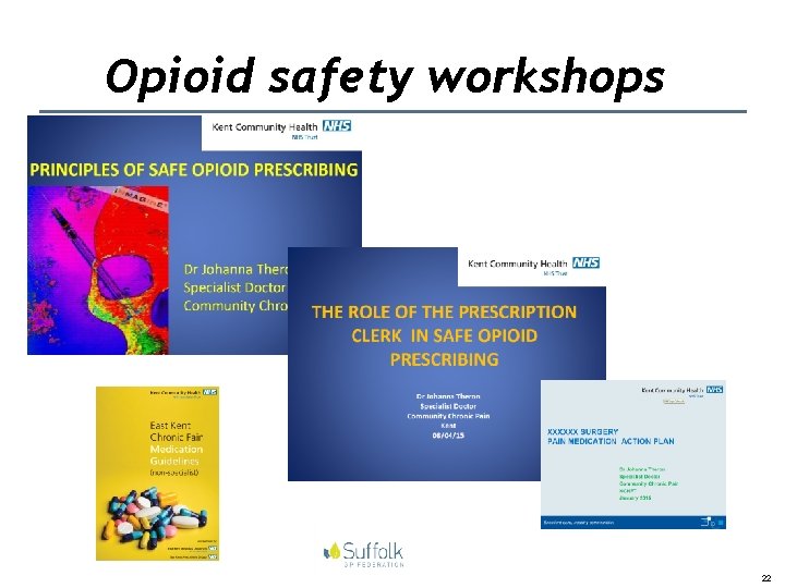 Opioid safety workshops 22 