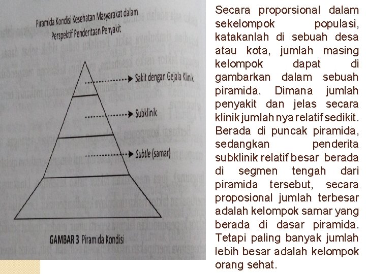 Secara proporsional dalam sekelompok populasi, katakanlah di sebuah desa atau kota, jumlah masing kelompok