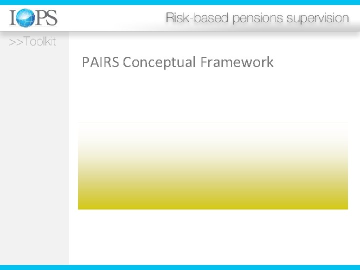PAIRS Conceptual Framework 