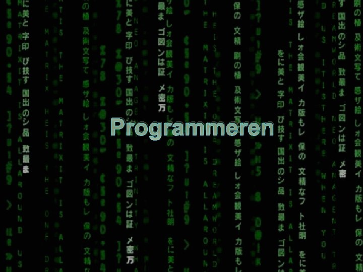 Programmeren 