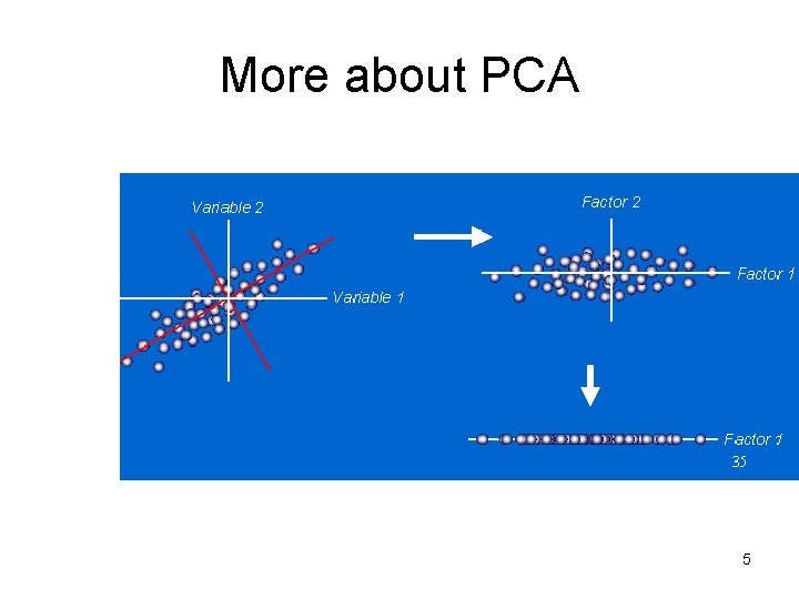 More about PCA 5 