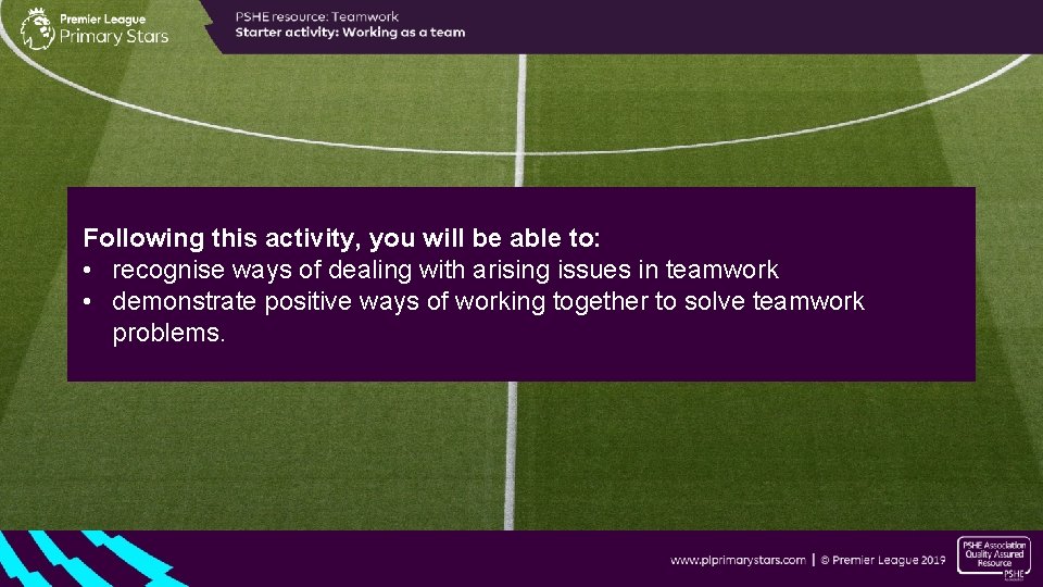 Following this activity, you will be able to: • recognise ways of dealing with Following this activity, you will be able to: • recognise ways of dealing with