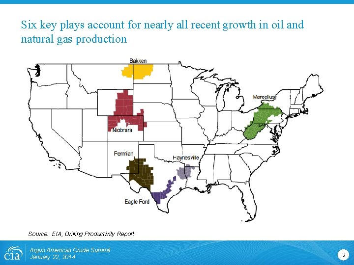 Six key plays account for nearly all recent growth in oil and natural gas