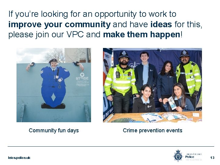 If you’re looking for an opportunity to work to improve your community and have