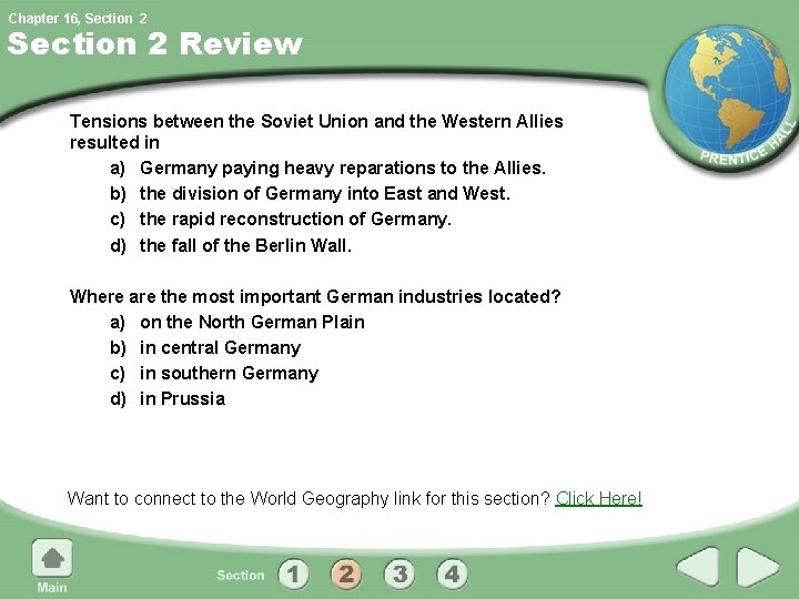 Chapter 16, Section 2 Review Tensions between the Soviet Union and the Western Allies Chapter 16, Section 2 Review Tensions between the Soviet Union and the Western Allies
