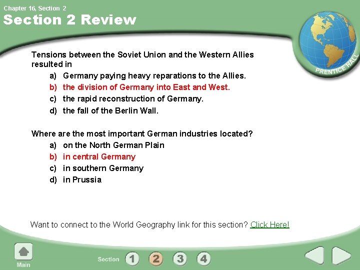 Chapter 16, Section 2 Review Tensions between the Soviet Union and the Western Allies Chapter 16, Section 2 Review Tensions between the Soviet Union and the Western Allies