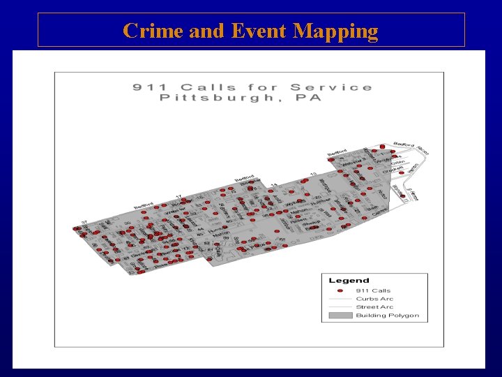 Crime and Event Mapping 