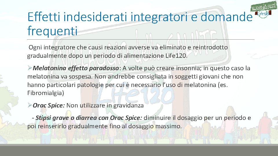 Effetti indesiderati integratori e domande frequenti Ogni integratore che causi reazioni avverse va eliminato