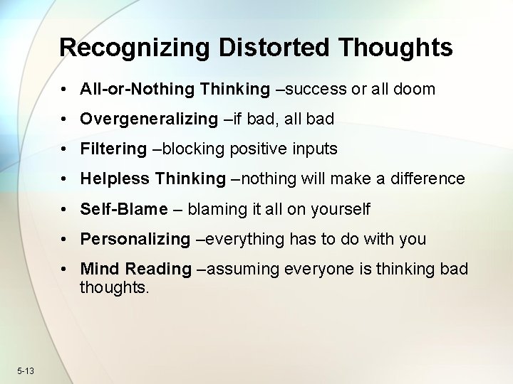 Positive Thinking Chapter 5 Mc GrawHill 2010 Mc