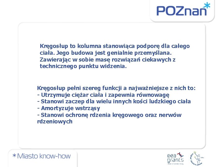 Kręgosłup to kolumna stanowiąca podporę dla całego ciała. Jego budowa jest genialnie przemyślana. Zawierając