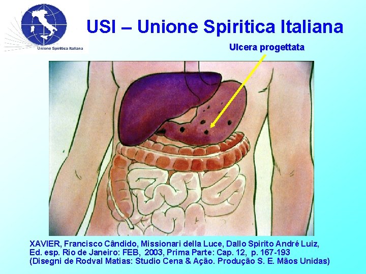 USI – Unione Spiritica Italiana Ulcera progettata XAVIER, Francisco Cândido, Missionari della Luce, Dallo