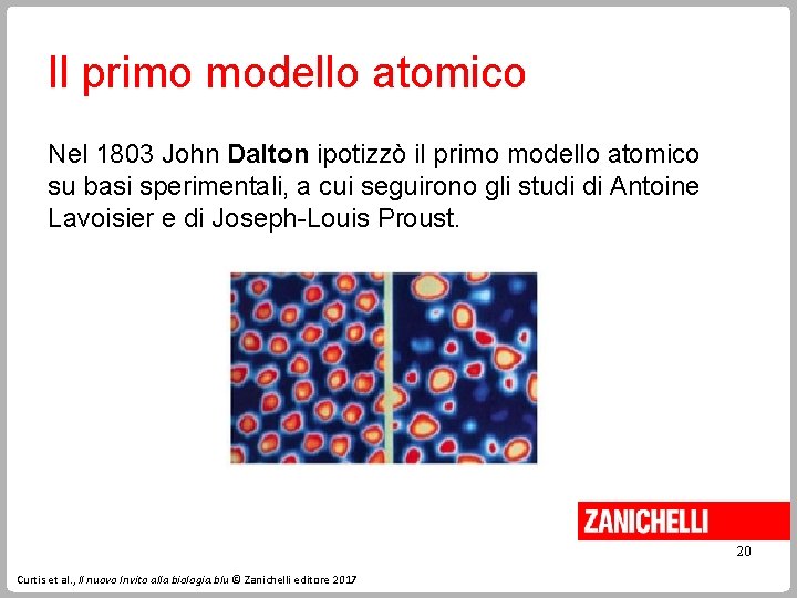 Il primo modello atomico Nel 1803 John Dalton ipotizzò il primo modello atomico su Il primo modello atomico Nel 1803 John Dalton ipotizzò il primo modello atomico su