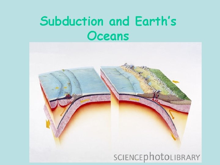 Subduction and Earth’s Oceans 