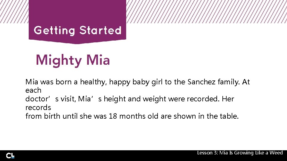Mia was born a healthy, happy baby girl to the Sanchez family. At each Mia was born a healthy, happy baby girl to the Sanchez family. At each