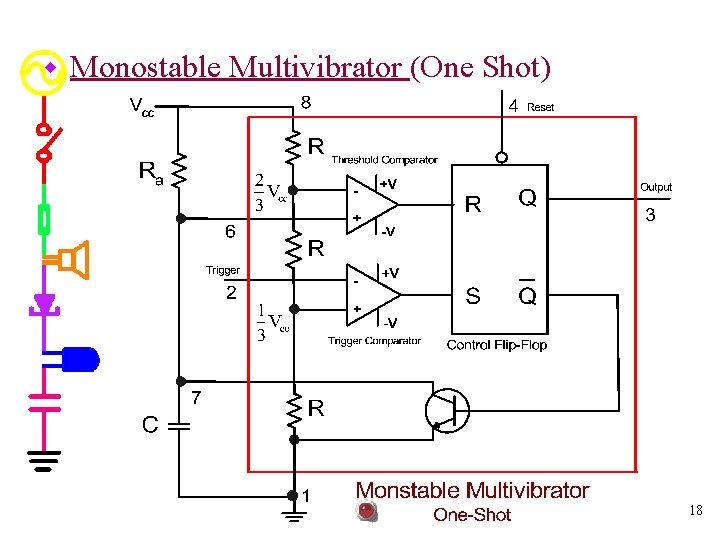 w Monostable Multivibrator (One Shot) 18 