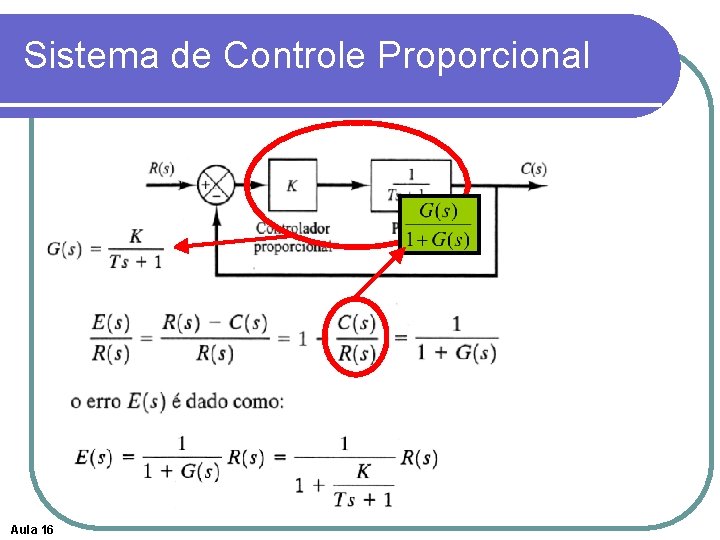 Sistema de Controle Proporcional Aula 16 