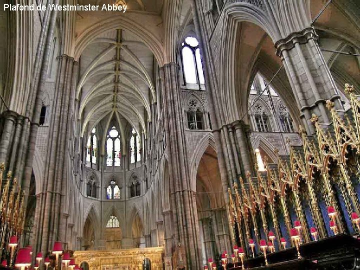 Plafond de Westminster Abbey 