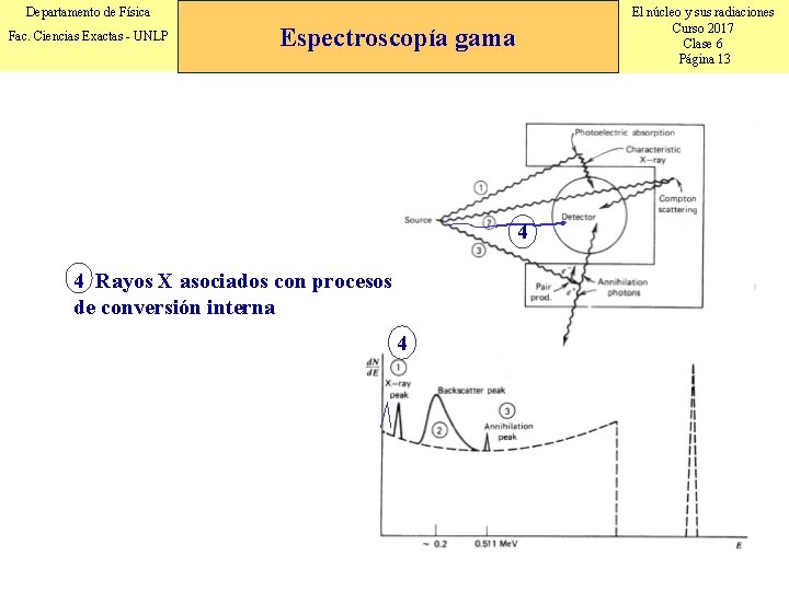 Departamento de Física Fac. Ciencias Exactas - UNLP El núcleo y sus radiaciones Curso