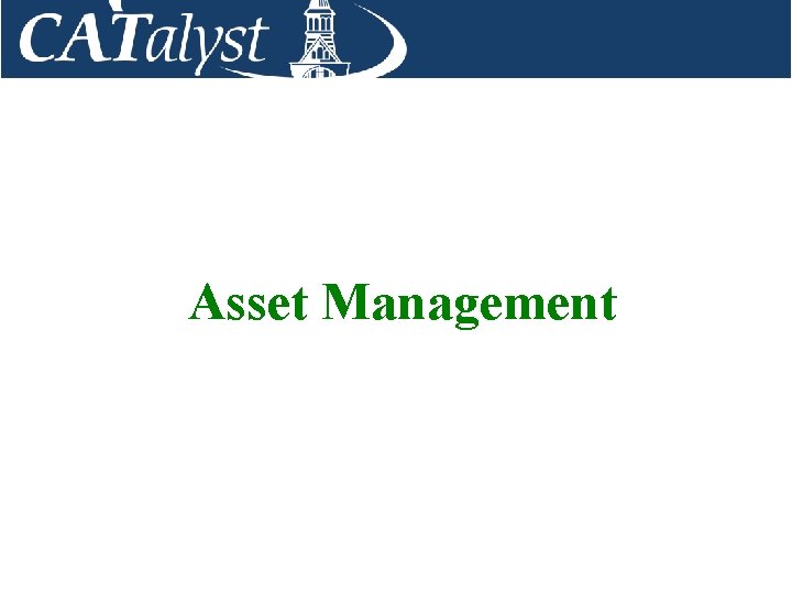 Asset Management 