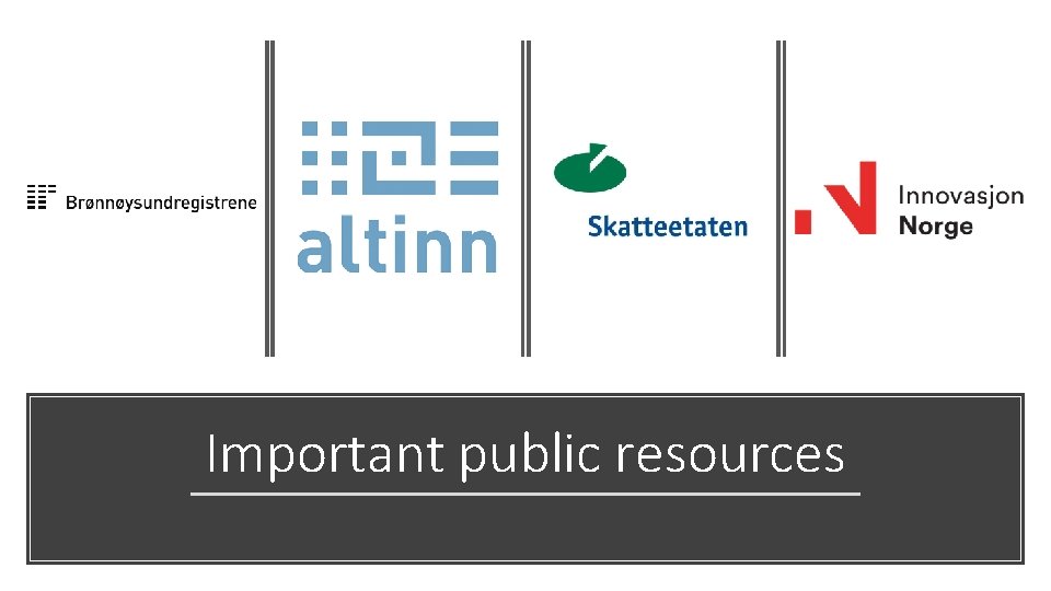 Important public resources 