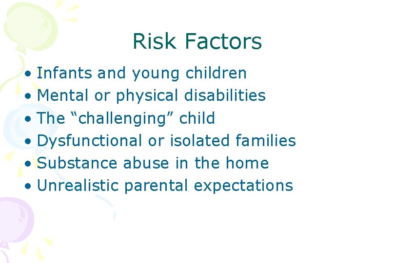 Children with Injuries Accident or Child Abuse Kristine