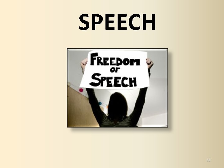 SPEECH 25 