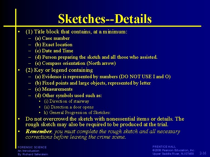 Sketches--Details • (1) Title block that contains, at a minimum: – – – (a)