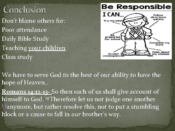 The Blame Game 7 19 2020 Avoid Blaming