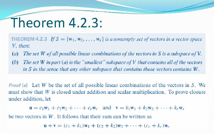 Theorem 4. 2. 3: 