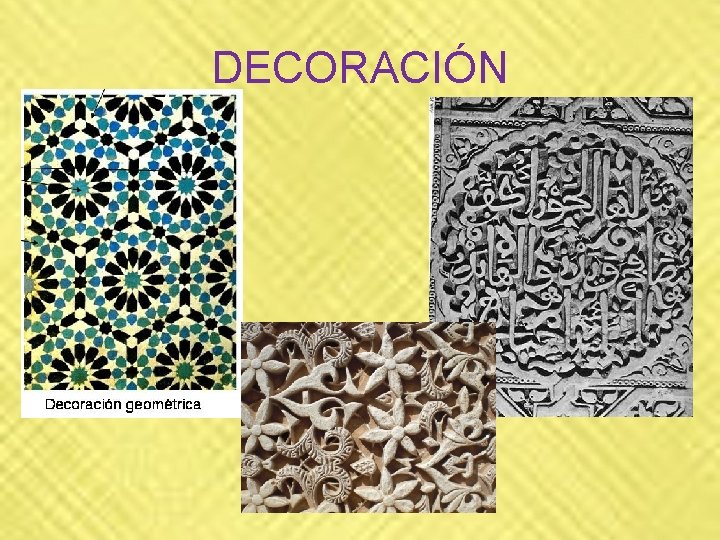 DECORACIÓN DECORACIÓN