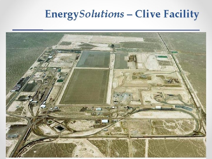 Energy. Solutions – Clive Facility 