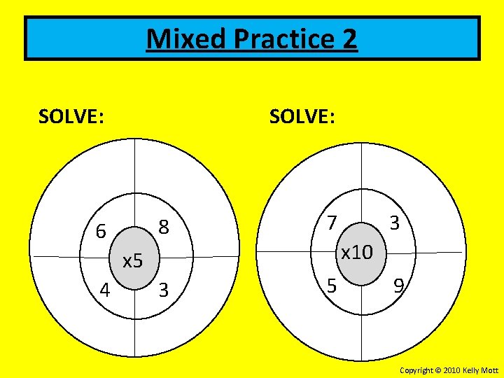 Mixed 2 with a 10 Unit 4 Lesson 9 : Practice Multiplying SOLVE: 6