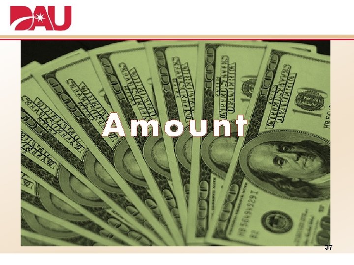 Amount 37 