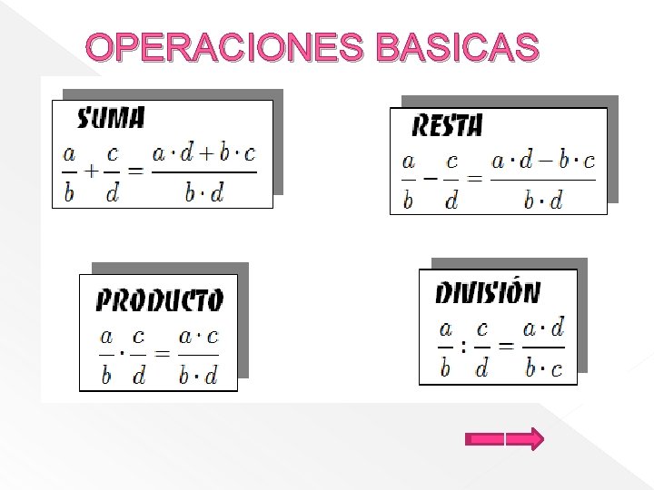 OPERACIONES BASICAS | 