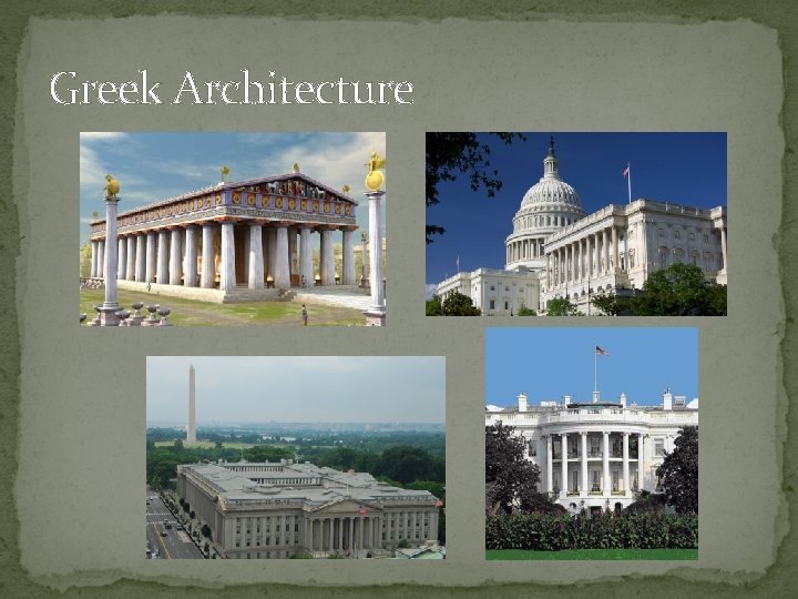 Greek Architecture Greek Architecture