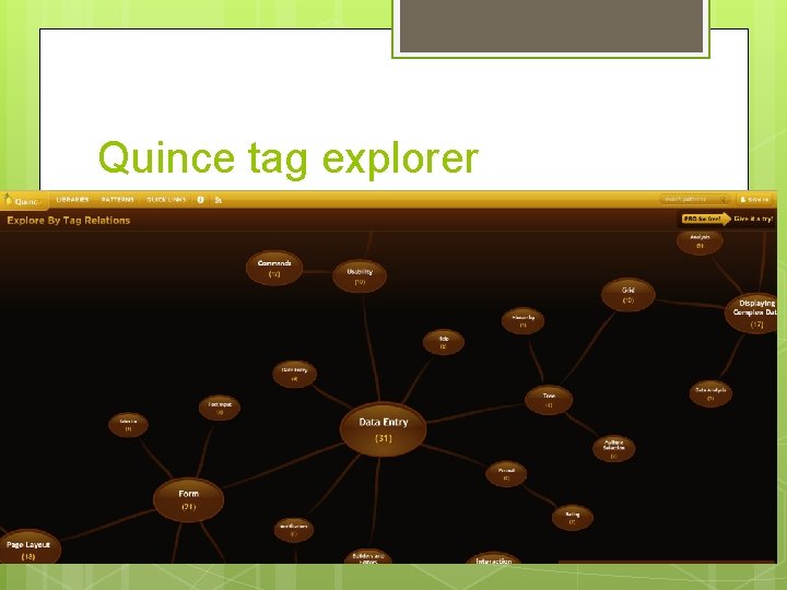 Quince tag explorer 