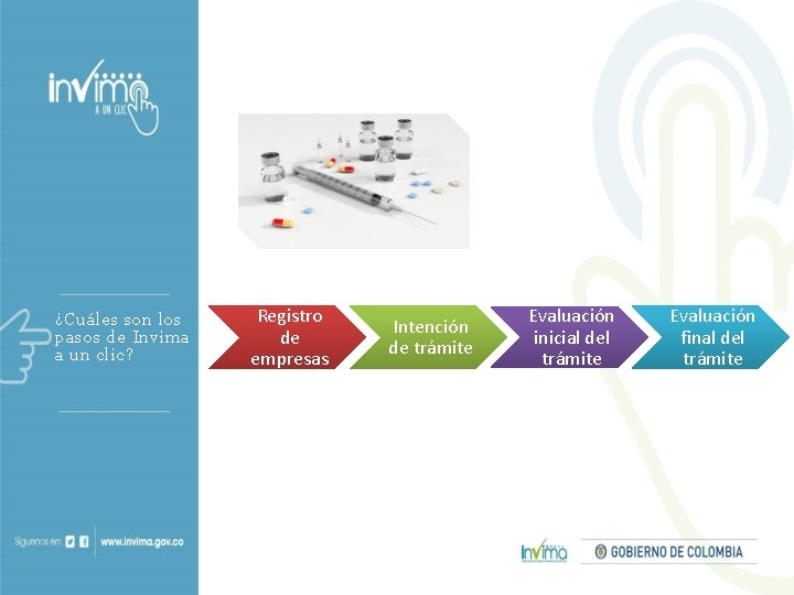 ¿Cuáles son los pasos de Invima a un clic? Registro de empresas Intención de