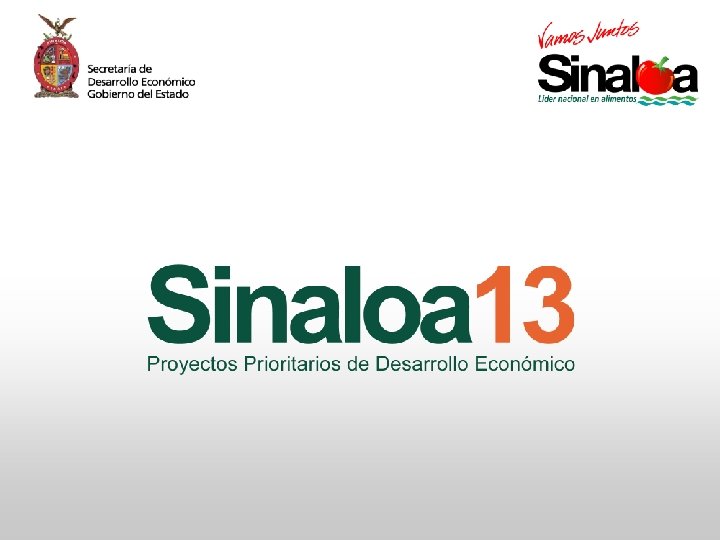 Sinaloa 25 Proyectos Prioritarios de Desarrollo Económico 