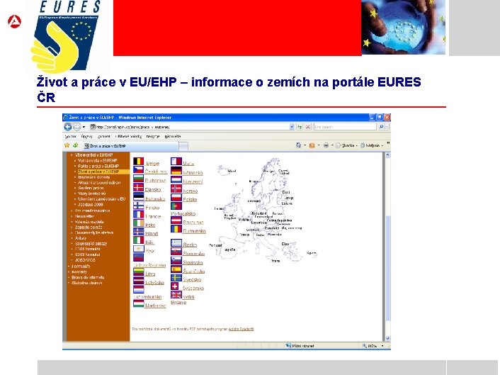 Život a práce v EU/EHP – informace o zemích na portále EURES ČR 