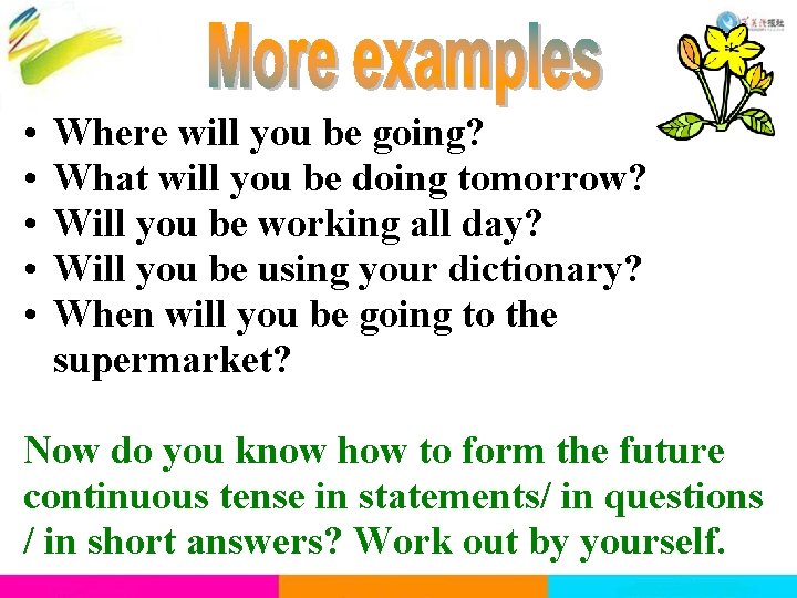 • • • Where will you be going? What will you be doing • • • Where will you be going? What will you be doing