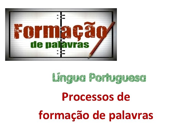 Processos de formação de palavras 