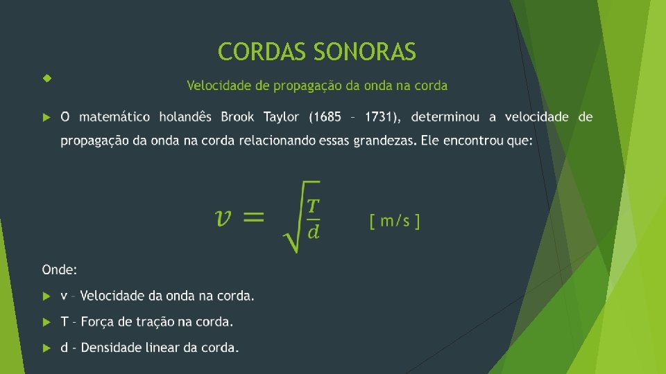 CORDAS SONORAS 