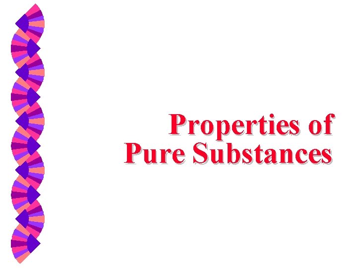 Properties of Pure Substances 