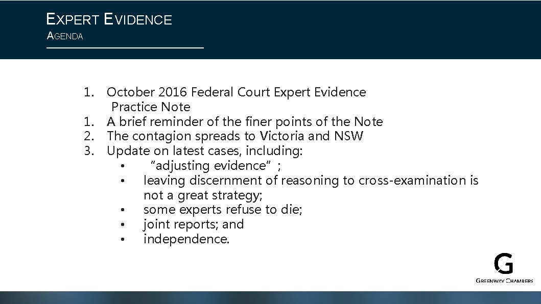 federal court expert report