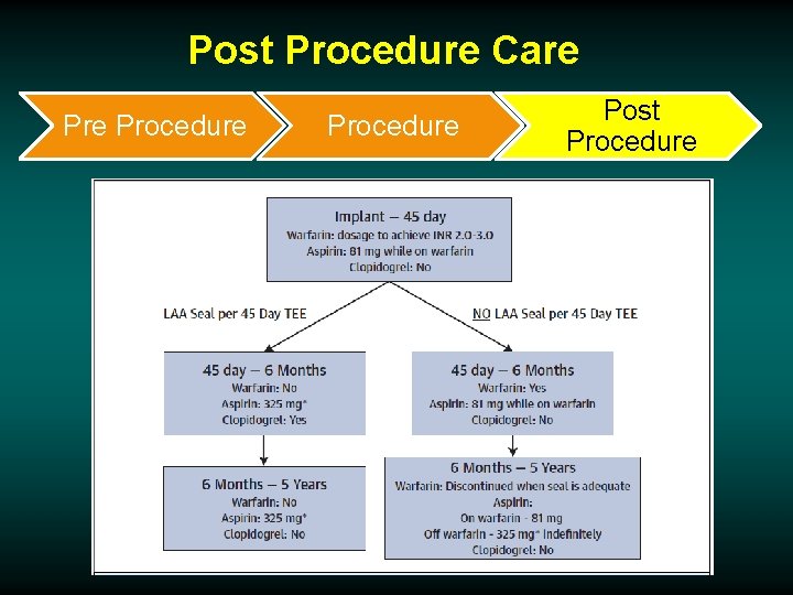 Post Procedure Care Procedure Post Procedure 