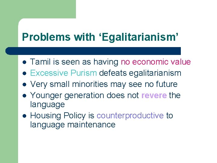 Tonguetied In Singapore A Language Policy For Tamil